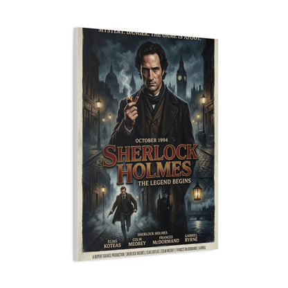 Sherlock Holmes Movie Poster Wall Art & Canvas Print