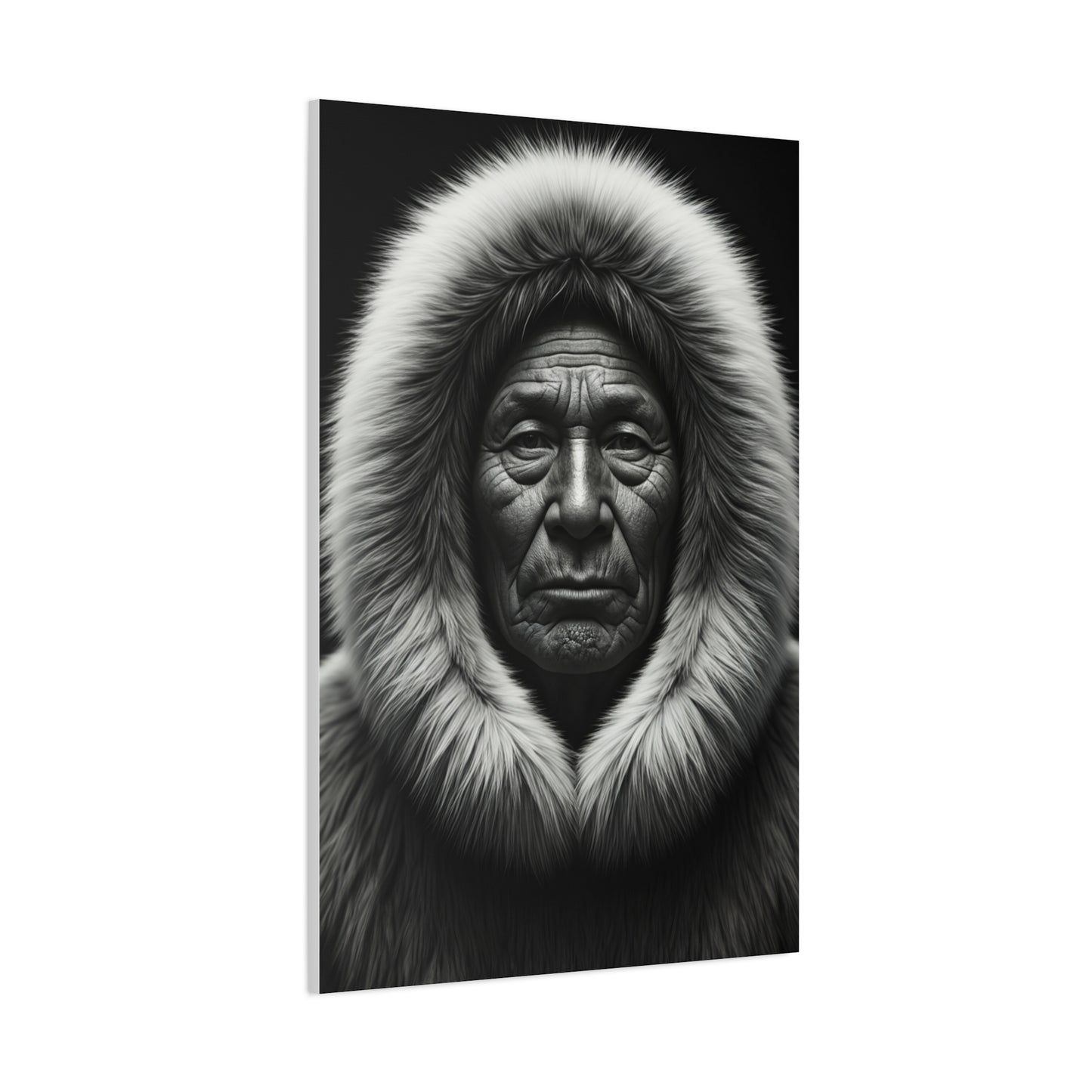 Wisdom of the Ancestors Black & White Portrait Wall Art & Canvas Prints