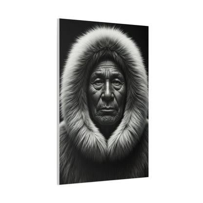 Wisdom of the Ancestors Black & White Portrait Wall Art & Canvas Prints