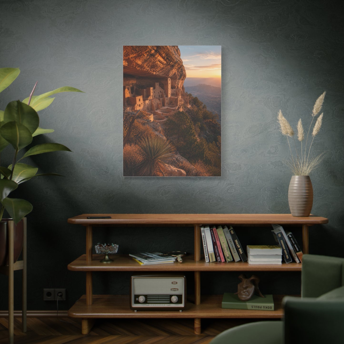 Ancient Cliff Dwelling Canyon Wall Art & Canvas Print