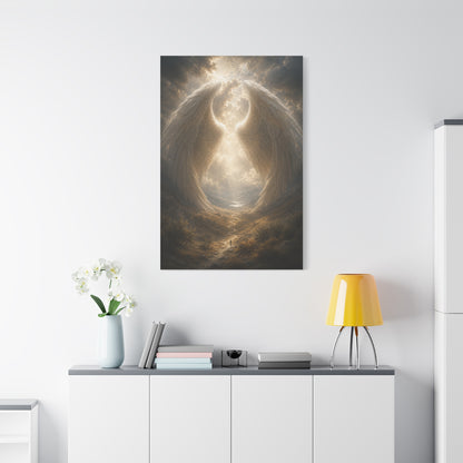 Under His Wings Scripture Wall Art & Canvas Print