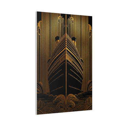 Titanic Majesty Art Deco Ship Wall Art & Canvas Prints