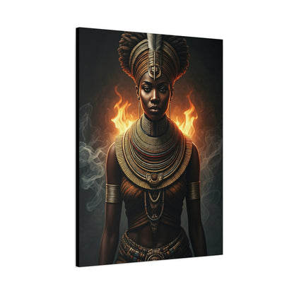 Fire Crown Priestess Wall Art & Canvas Prints