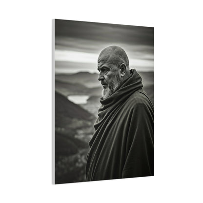 Contemplative Wanderer Portrait Wall Art & Canvas Prints