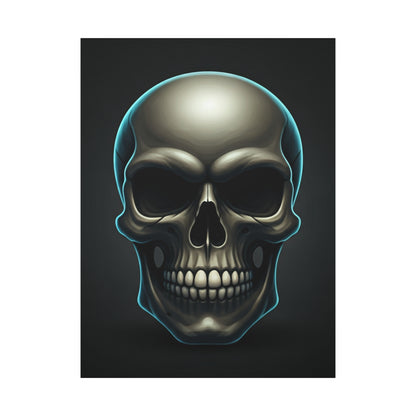 Neon Skull Dominion Wall Art & Canvas Print