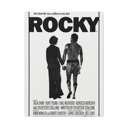 Rocky Movie Poster Wall Art & Canvas Print