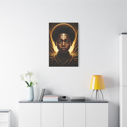Sacred Youth Symbol Portrait Wall Art & Canvas Prints