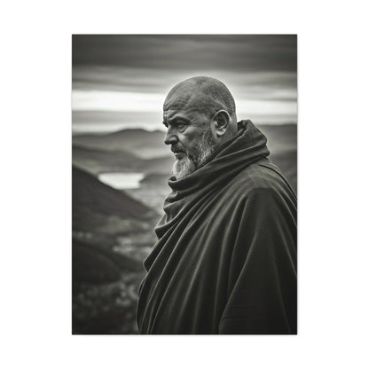 Contemplative Wanderer Portrait Wall Art & Canvas Prints