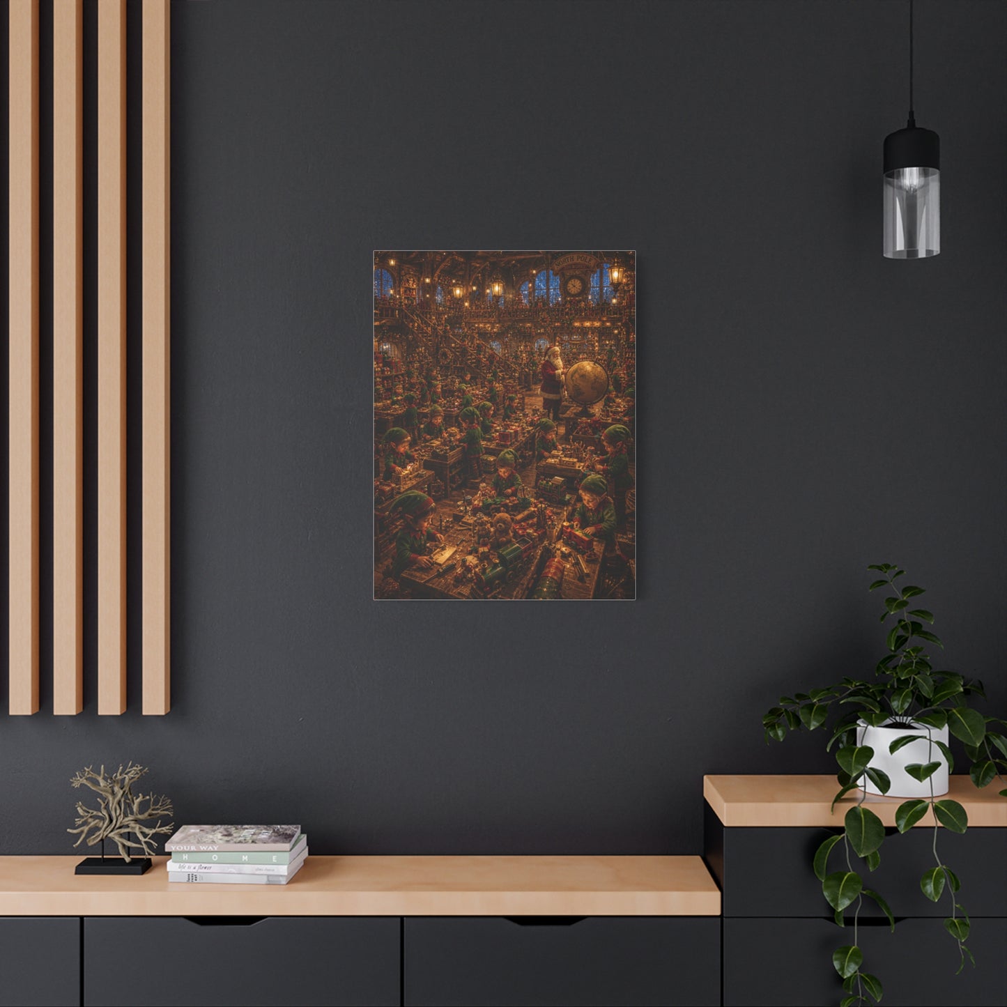 Grand North Pole Workshop Wall Art & Canvas Print