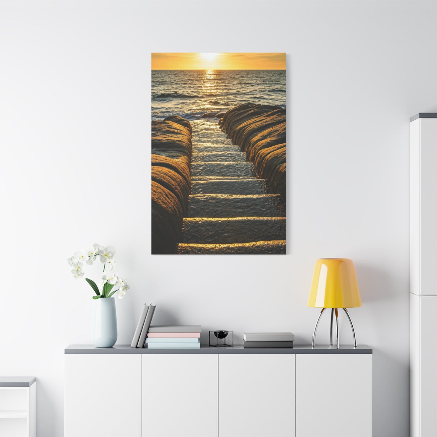 Steps Into the Sea Wall Art & Canvas Prints
