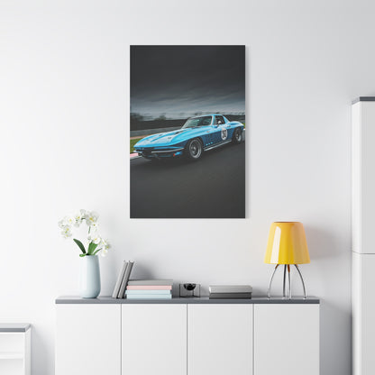 1966 Chevrolet Corvette C2 Corner Apex Performance Wall Art & Canvas Prints