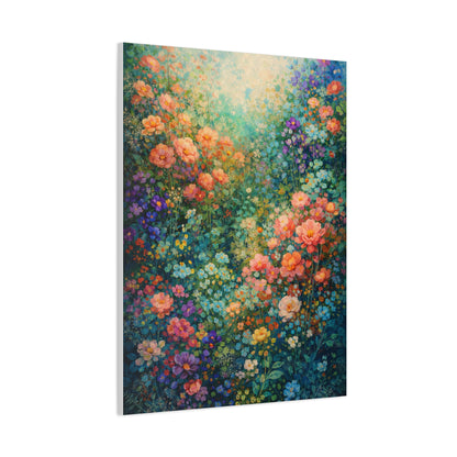 Vivid Magical Garden Floral Wall Art & Canvas Print