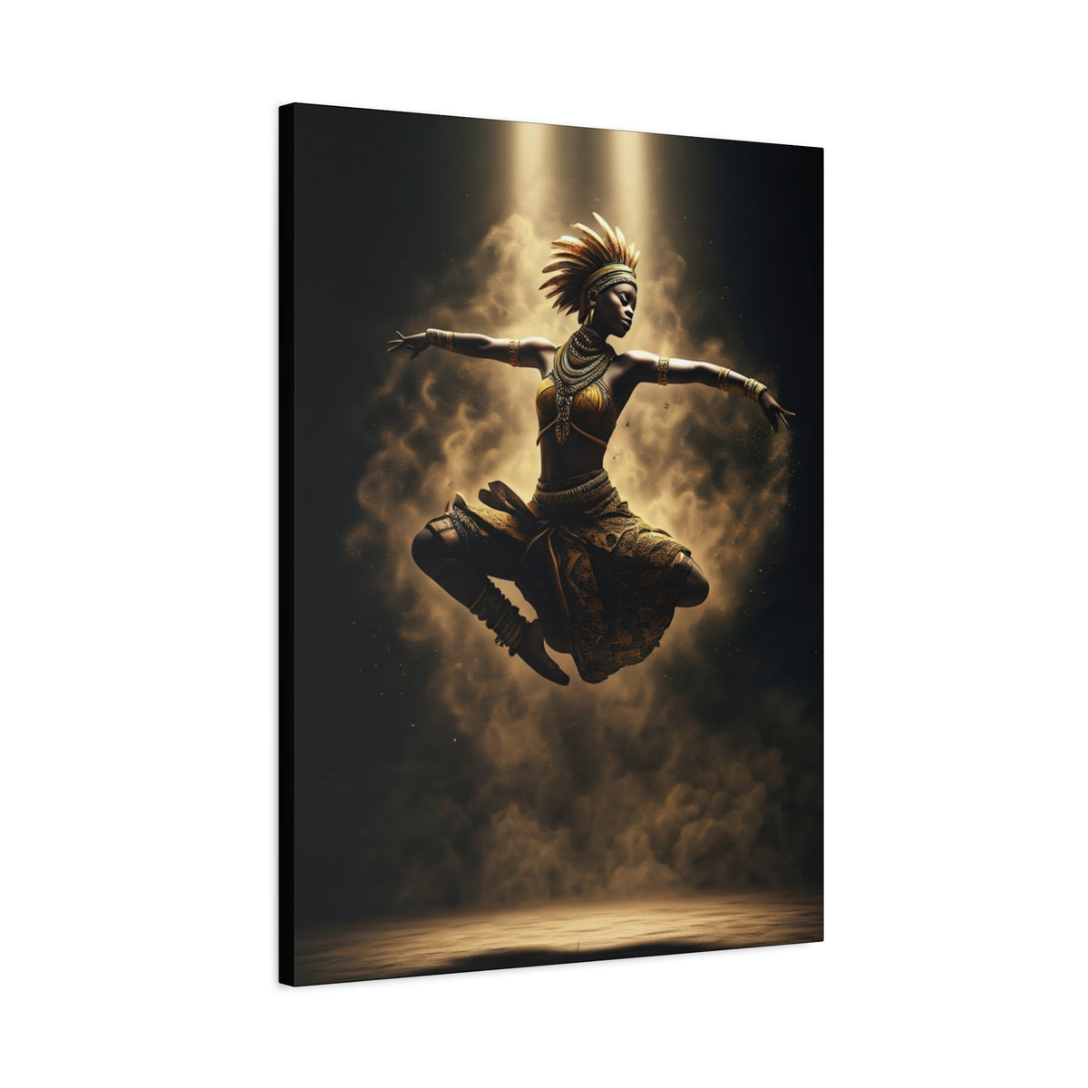 Spirit Dancer in Golden Mist Wall Art & Canvas Prints