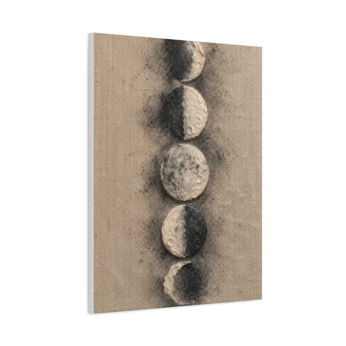Lunar Phases Minimal Composition Wall Art & Canvas Print
