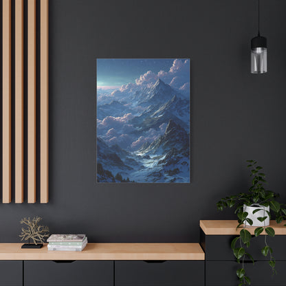 Himalayan Peaks & Cloud Sea Nocturne Wall Art & Canvas Print