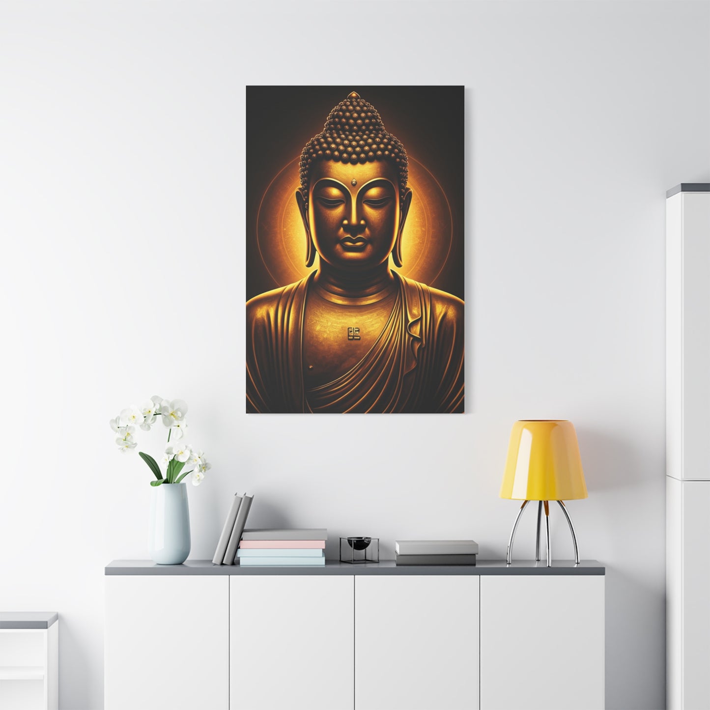 Radiant Halo Enlightenment Buddha Wall Art & Canvas Prints