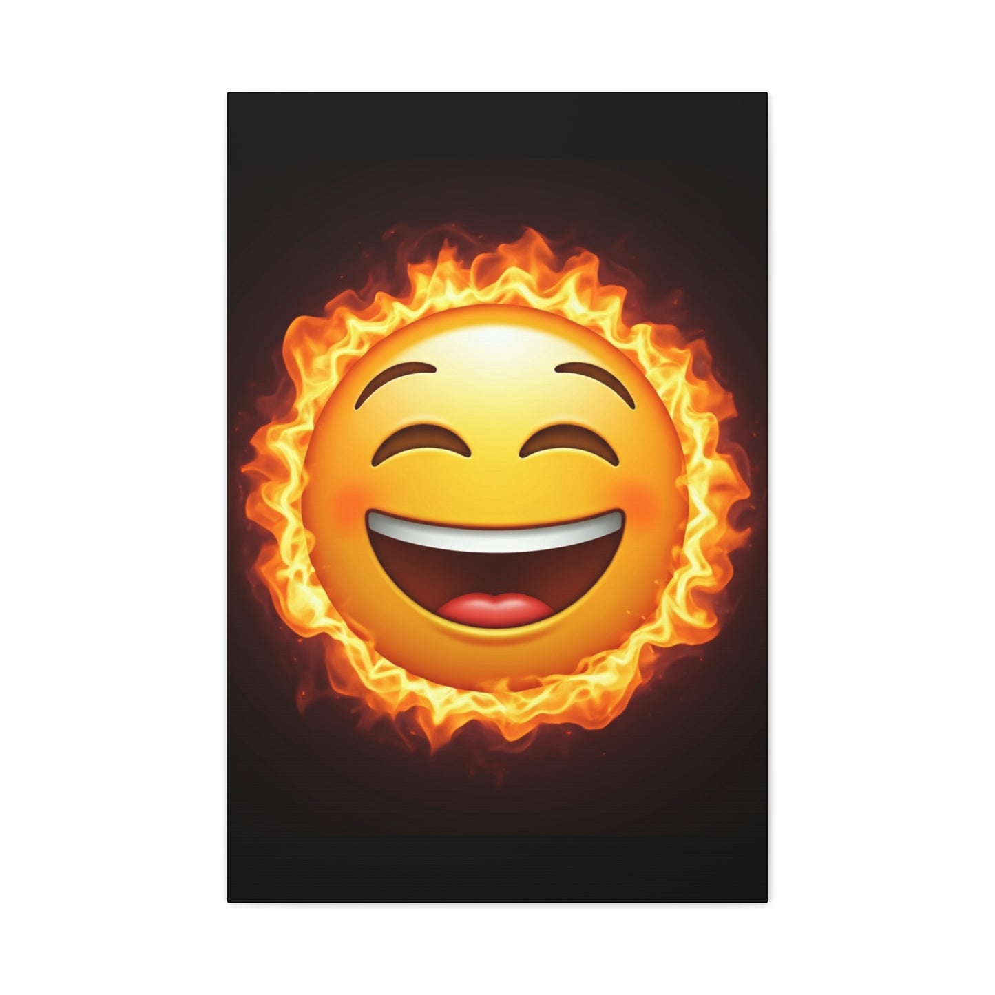 Radiant Joy Flame Wall Art & Canvas Print