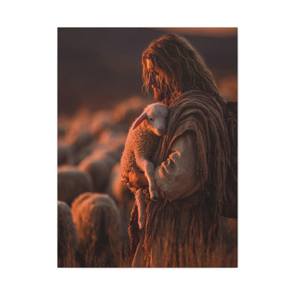 The Good Shepherd Intimate Portrait Wall Art & Canvas Print