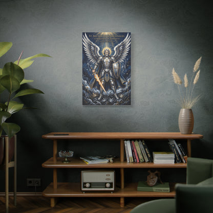 St. Michael the Archangel Celestial Warrior Wall Art & Canvas Print