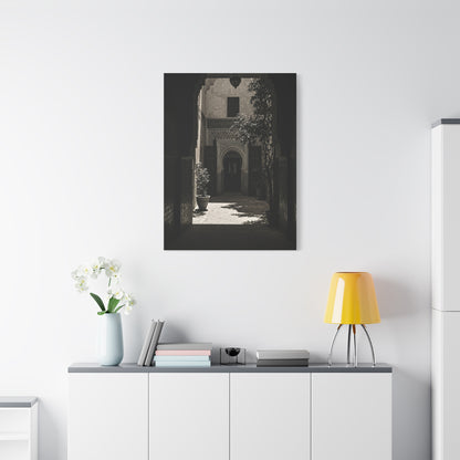 Moorish Courtyard Archway Light Wall Art & Canvas Prints