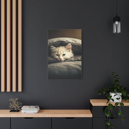 Peaceful Resting Kitten Wall Art & Canvas Prints