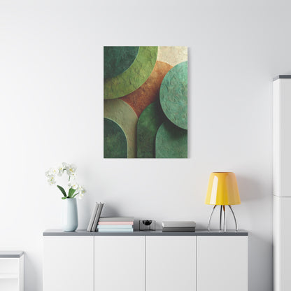 Sage Limewash Organic Green Abstract Wall Art & Canvas Print
