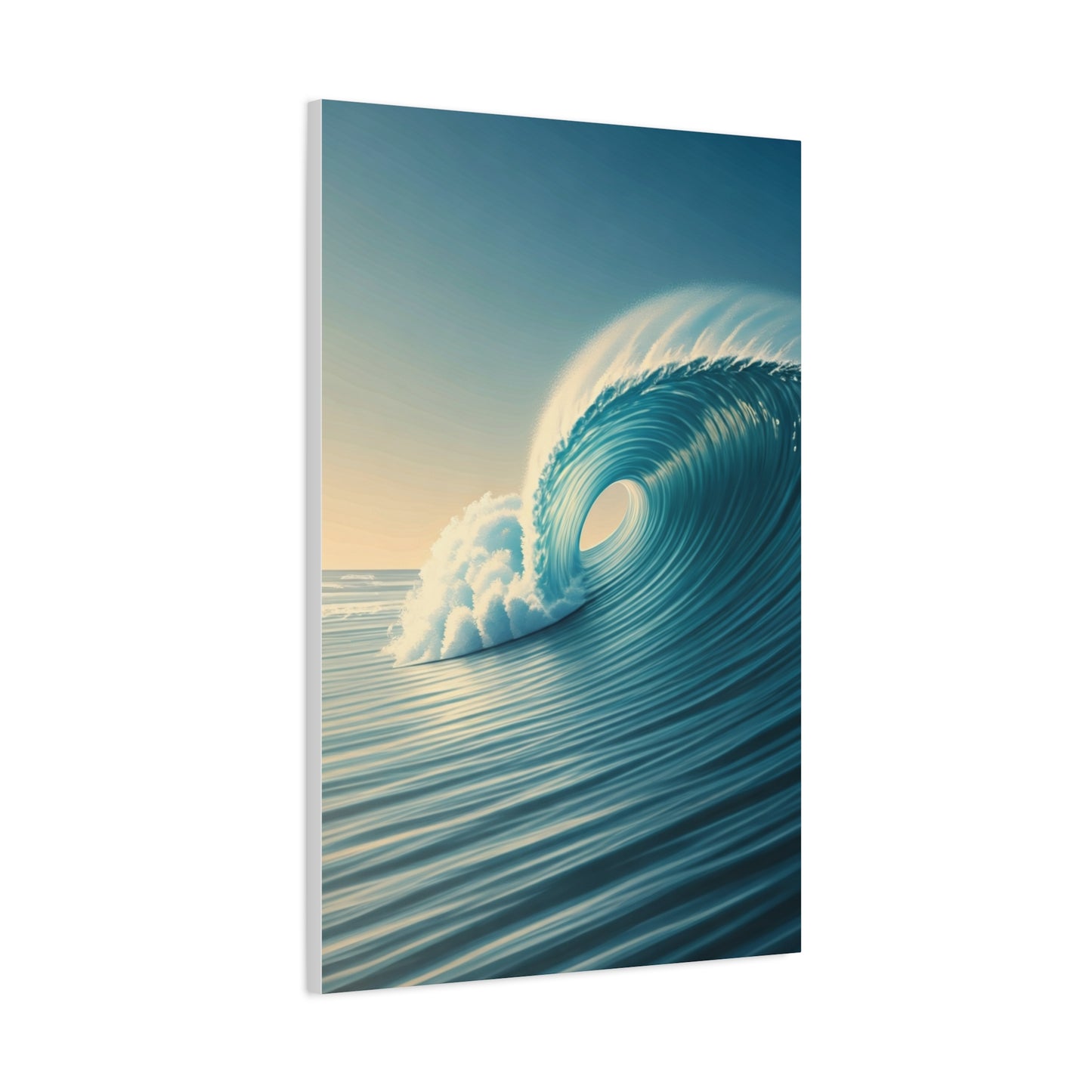 Ocean Wave Tunnel Motion Wall Art & Canvas Prints