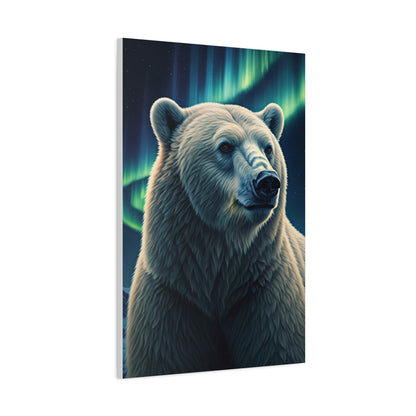 Northern Lights Polar Bear Wall Art & Canvas Prints