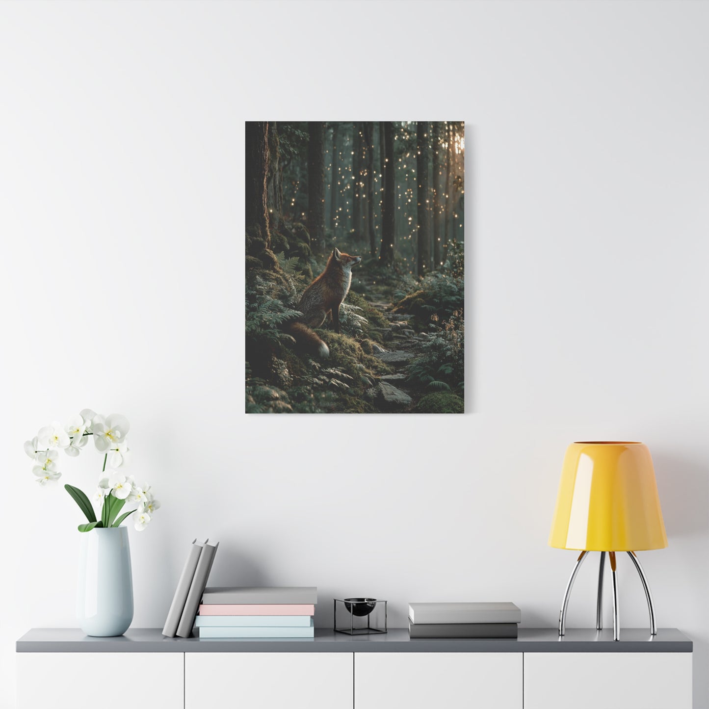 Enchanted Forest Fox Wall Art & Canvas Print