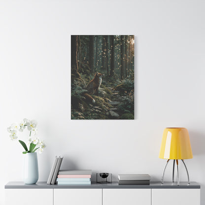 Enchanted Forest Fox Wall Art & Canvas Print