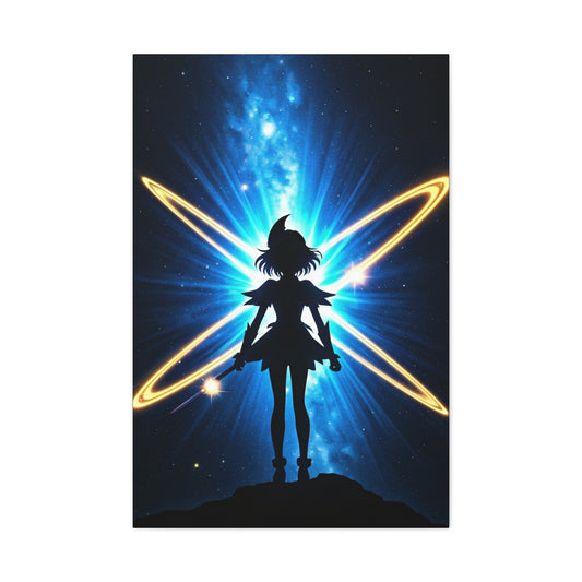 Celestial Starbound Warrior Wall Art & Canvas Prints