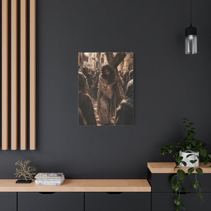 Jesus Carrying the Cross Sacred Path Wall Art & Canvas Print