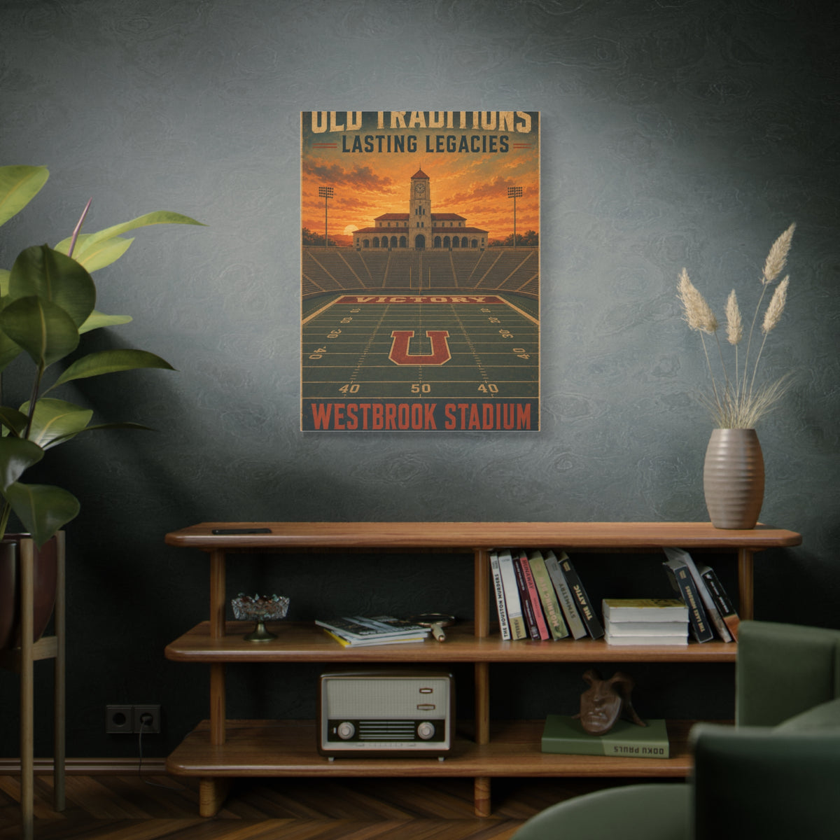 Vintage Stadium Legacy Sports Wall Art & Canvas Print