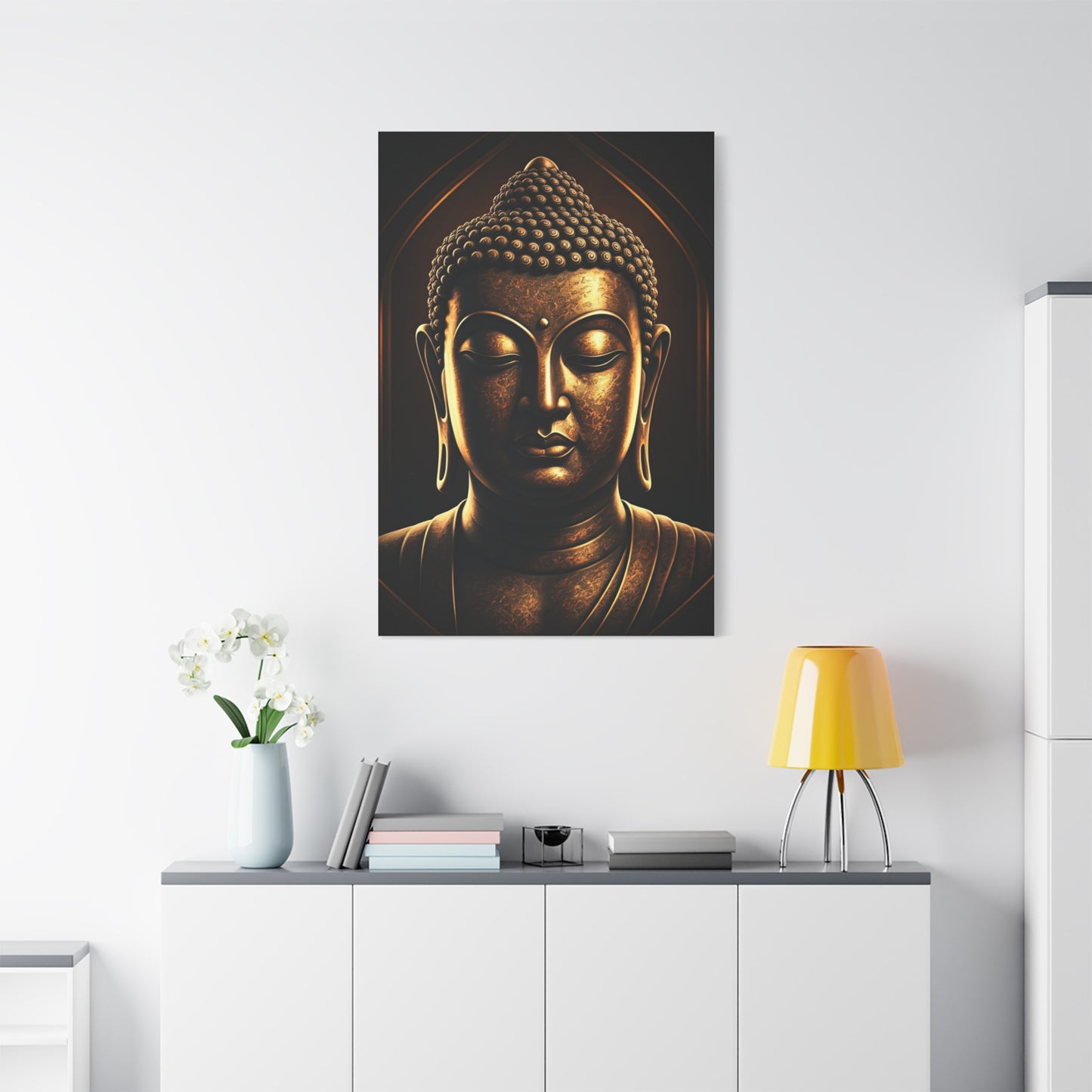 Classic Enlightened Buddha Close-Up Wall Art & Canvas Prints