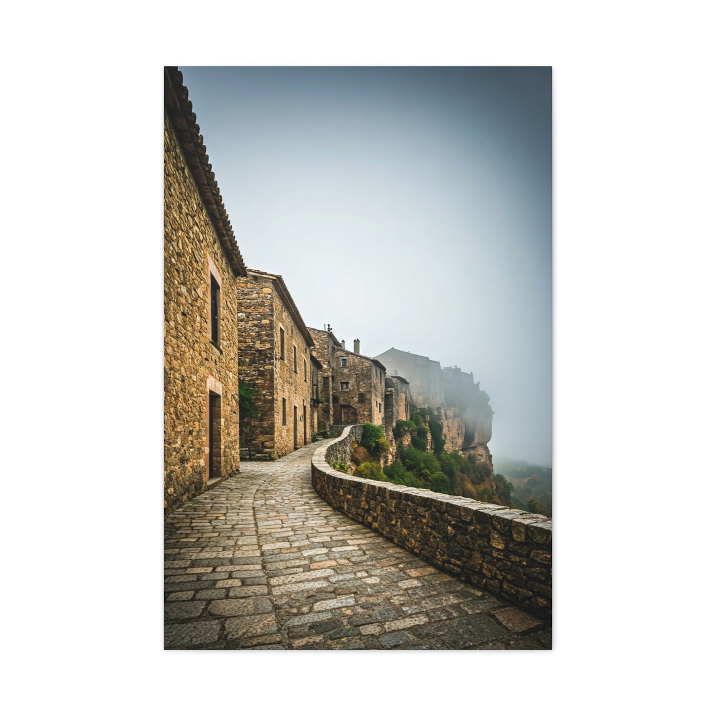 Stone Pathway Through Ancient Village Wall Art & Canvas Prints