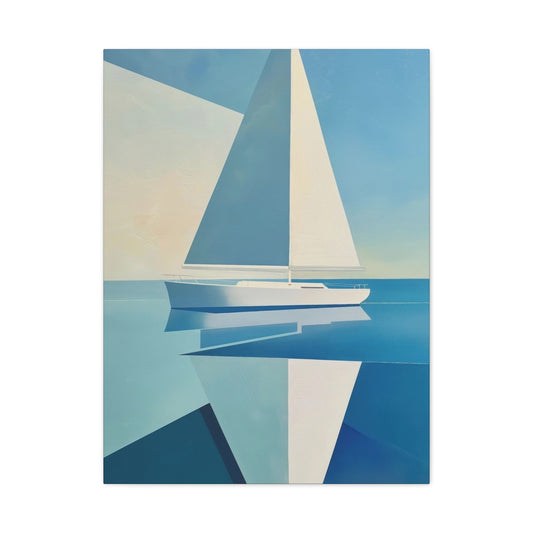 White Sailboat Wall Art & Canvas Prints
