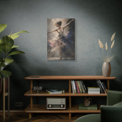 Expressive Ballet Motion Painting Wall Art & Canvas Print