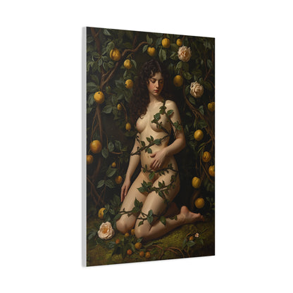 Classical Garden Vine Figure Wall Art & Canvas Print