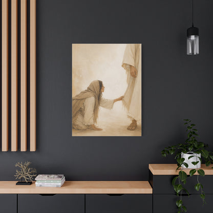 Healing Faith Touch Scripture Wall Art & Canvas Print