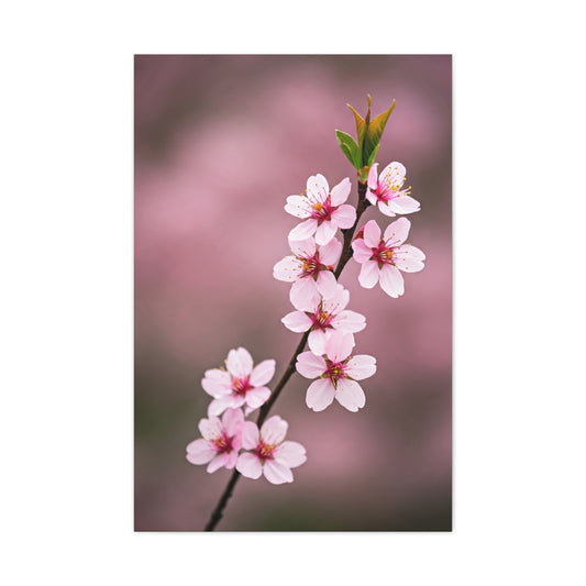 Soft Macro Cherry Blossom Floral Photography Wall Art & Canvas Prints