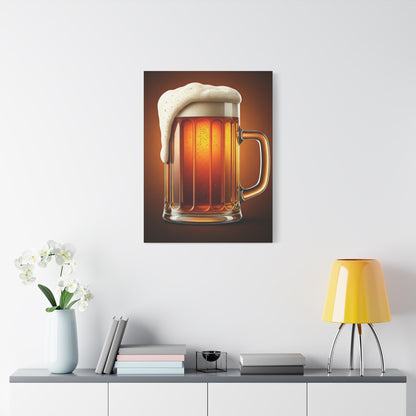 Golden Brew Glow Wall Art & Canvas Print