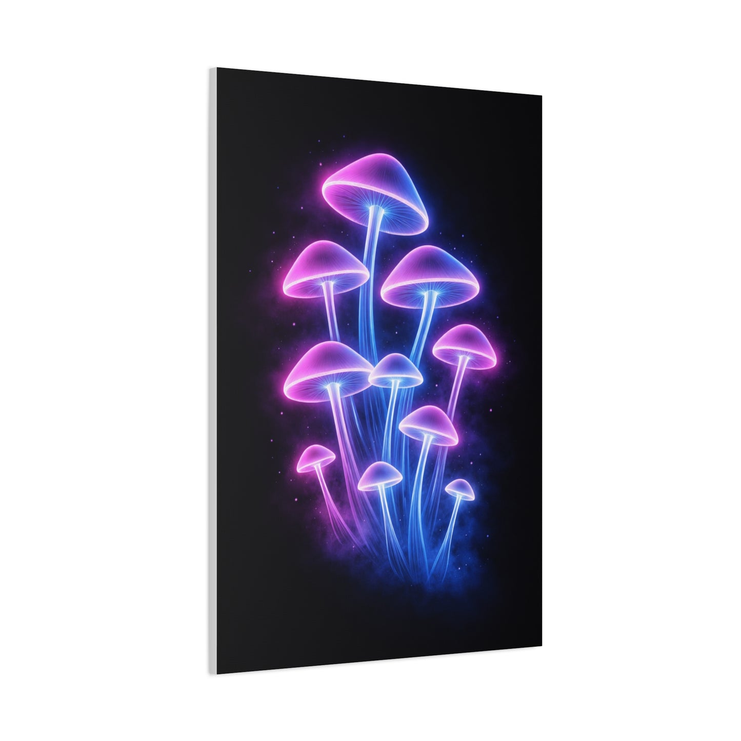 Magic Mushroom LED Art Aesthetic Wall Art & Canvas Print