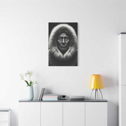 Wisdom of the Ancestors Black & White Portrait Wall Art & Canvas Prints
