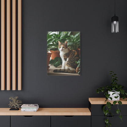 Serene Garden Cat Wall Art & Canvas Prints