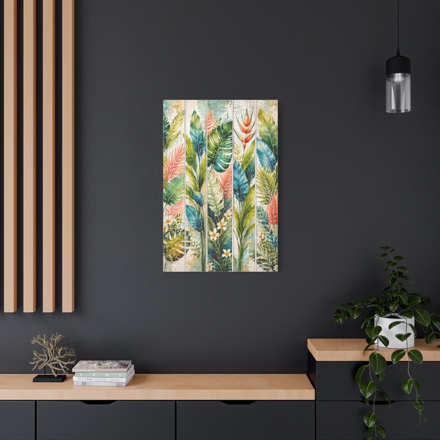 Oversized Tropical Botanical Panel Series Wall Art & Canvas Print