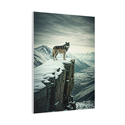 Wolf Above the Mountains wall art & canvas prints