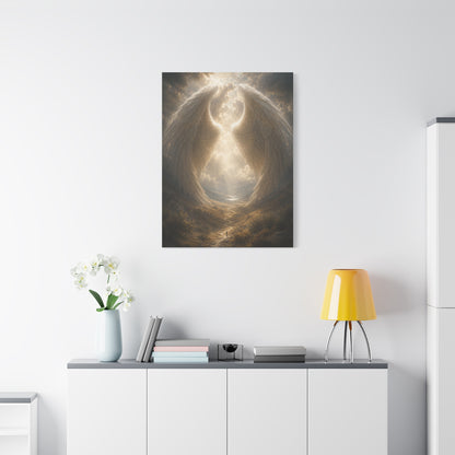Under His Wings Scripture Wall Art & Canvas Print