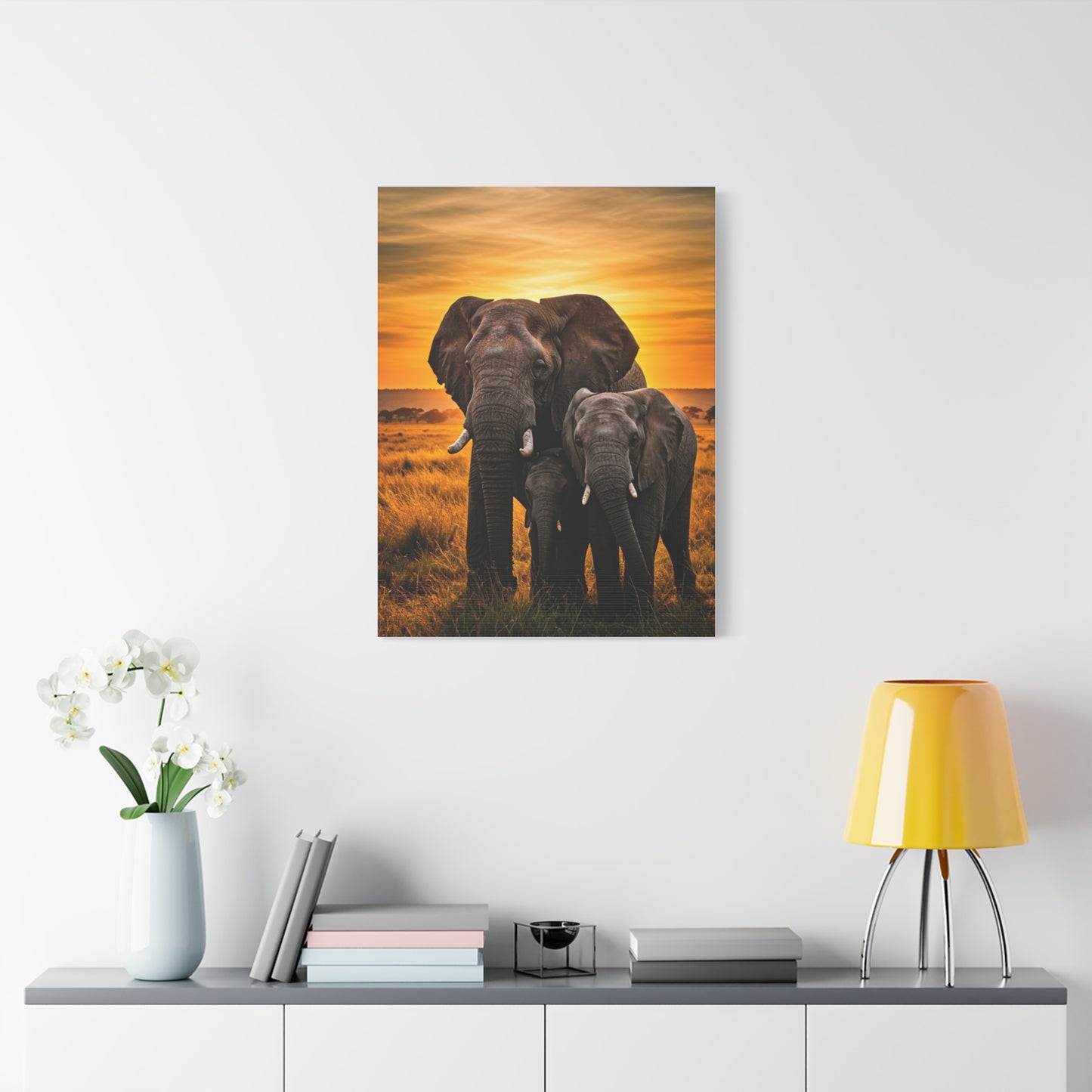 Elephant Companions Wall Art & Canvas Prints