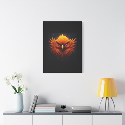 Ember Crown Phoenix Wall Art & Canvas Print