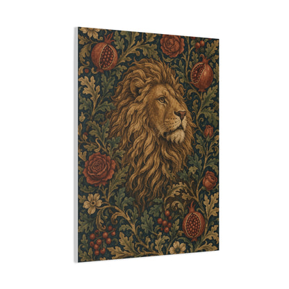 Ornamental Lion Tapestry Heritage Wall Art & Canvas Print